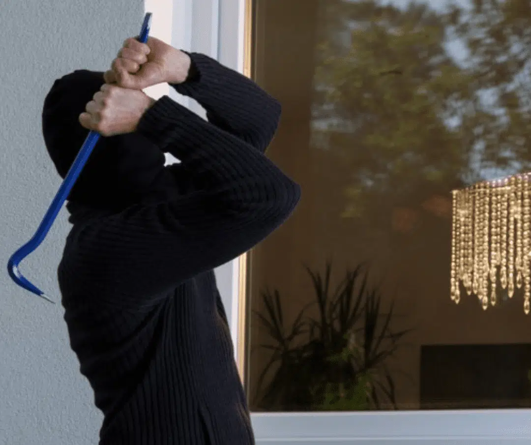 Safety and security window film installed on home and business windows
