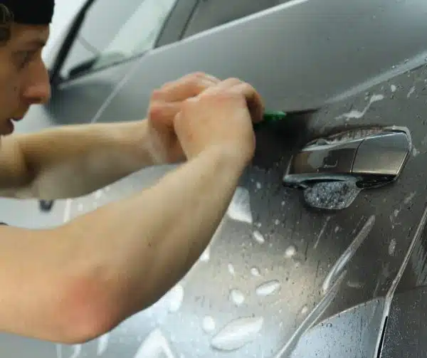 Paint protection film (PPF) installation by The Tint Pros in Huntington Beach and Costa Mesa