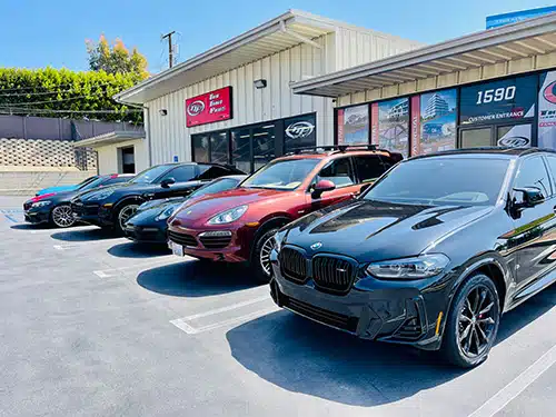 The Tint Pros window tinting shop in Huntington Beach, California