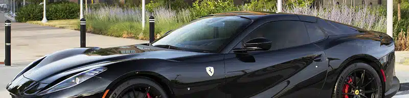 Auto window tinting installed on car windows in Orange County