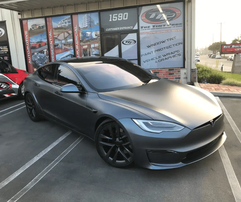 tesla stealth wrap model s ppf wrap