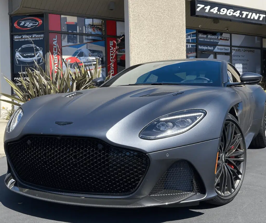 Custom car wrap installation in Orange County